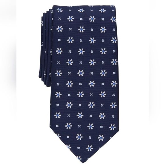 Club Room Classic Day Floral Neat Tie - Picture 1 of 8
